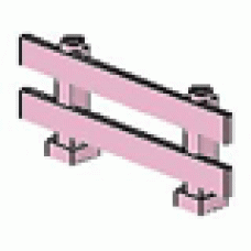 Part 6079 Pink Fence 1 x 8 x 2 2-3 